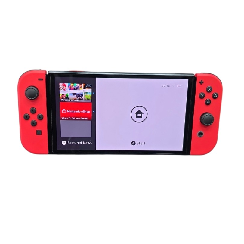 Pre-owned Nintendo Switch OLED Mario Edition Console, 64GB + Red